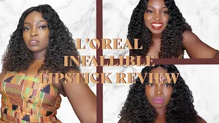 4 Shades Of Loreal Infallible Liquid Lipstick | My Best Loreal Lipsticks In 2021