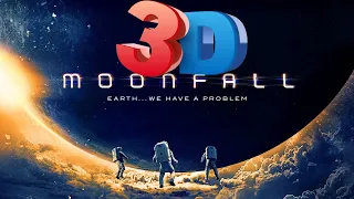 3D Moonfall 2022 Movie Trailer Anaglyph (cyan and red)