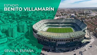 Drone Footage Estadio Benito Villamarín de Real Betis, Sevilla España