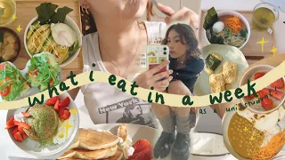 what i eat in a week as a university student! in italy (realistic, japanese food, pescatarian)