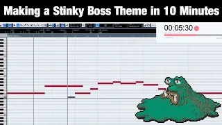 Attempting to Make a Stinky Video Game Boss Theme in 10 Minutes || Shady Cicada
