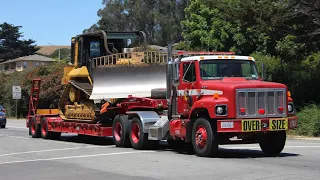 CalFire DOZER Responding Code-3 to a Wildfire with CalFire, AMR, and SCFD!