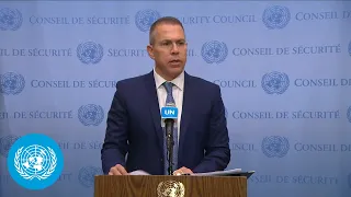 Israel on Israel/Palestine - Security Council Media Stakeout (26 July 2022) | United Nations
