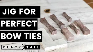 Jig for PERFECT Bow Tie Joints — How to Woodworking