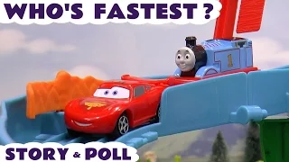 Toy Trains versus Toy Cars Racing Story
