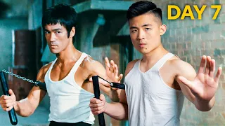 I Lived Like Bruce Lee For 7 Days (Training, Diet, Nunchucks)