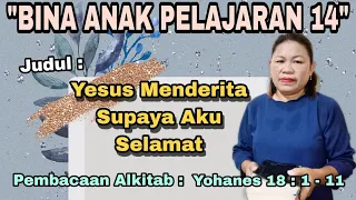 BINA ANAK PELAJARAN 14 - Pembacaan Yohanes 18 : 1 - 11 || Enci Fine