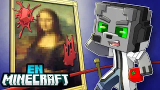 Atacan a la MONA LISA explicado EN MINECRAFT 🍅