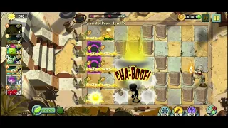 Plants vs Zombies 2 - Ancient Egypt - Pyramid of Doom - Level 34 to 36 - Endless Zone