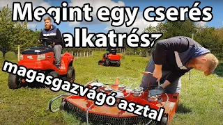 AL-KO magasgazvágó kaszaház szerelése