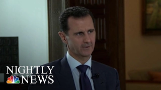 Syrian President Bashar Al-Assad Defends Record In Country’s Civil War | NBC Nightly News