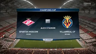 Спартак - Вильярреал 1/8 Финала Лиги Чемпионов УЕФА Второй матч 2021/2022 FIFA 18 PS5