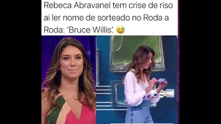 Rebeca Abravanel tem crise de riso após ler nome de sorteado roda a roda