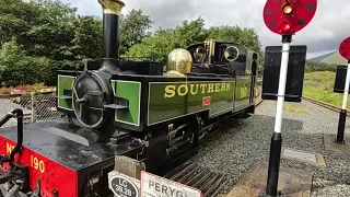 Elin's day on the Foot-plate - Welsh Highland Railway, Eryri Snowdonia