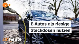 Bidirektionales Laden: So wird das E-Auto zum Stromspeicher | 3sat NANO