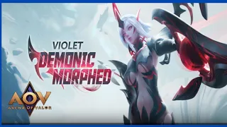 Mod New Skin violet arena of valor | DEMONIC MORPHED