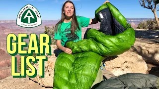 Appalachian Trail Post-Thru Hike Gear List + How to Pack Your Gear