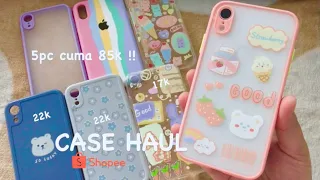 Iphone XR case haul ( try on ) 📱✨ | shopee haul Indonesia #unboxing