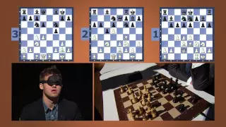 [FULL VERSION] Magnus Carlsen Blind & Timed Chess Simul at the Sohn Conference in NYC