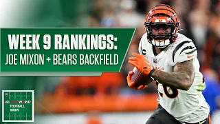 Week 9 rankings: Joe Mixon, Bears RBs, D'Onta Foreman and more | Rotoworld Football Show