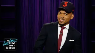 Chance The Rapper Brings a British Accent to Late Late