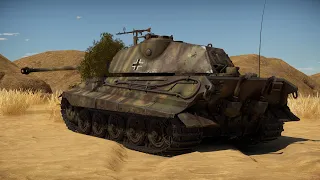 Desert Monster - Tiger II (P): Realistic Battles - War Thunder Gameplay [1440p 60FPS]