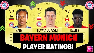 FIFA 21 | BAYERN MUNICH PLAYER RATINGS PREDICTIONS!! FT. LEWANDOWSKI, SANE, DAVIES ETC...