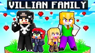 Having a SUPER VILLAIN Family In Minecraft!