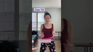 Day 73 of Working Out with Weighted Hula Hoop #workout #weddingworkout #workoutchallenge #health