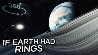 What if Earth Had Rings Like Saturn - 360° VR Simulation [8K]