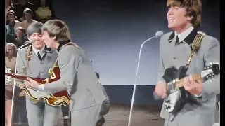 The Beatles - Twist And Shout! (Live on Dutch TV)  [COLORIZED, HD & 60fps]