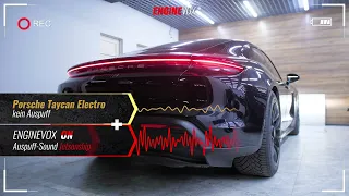 Elektronischer aktiver Auspuff für Porsche Taycan electric #ENGINEVOX