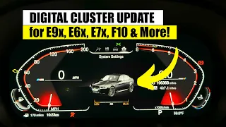 Latest Digital Cluster Car Image UPDATE for e9x, e6x, e7x, F10, and More
