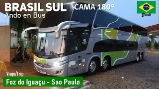 Поездка БРАЗИЛИЯ SUL Cama 180° FOZ DE IGUAZU - SAO PAULO на автобусе Marcopolo New G7 DD