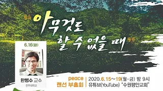 2020 PEACE 랜선 부흥회ㅣ2일차ㅣ한병수 교수(전주대학교)ㅣ수원평안교회ㅣ2020-06-16