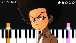 The Boondocks Season 2 Intro | EASY Piano Tutorial