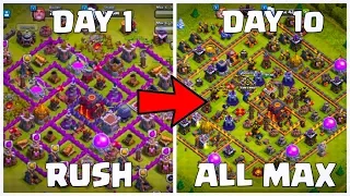 How To Max Your Rush Base In Just 10 Days In Clash Of Clans