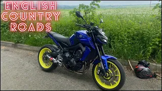 English Country Roads | Yamaha MT09 | Chin Mount Test