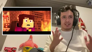 “Going Back” Minecraft FNAF Music Video REACTION (Afton Part 6)