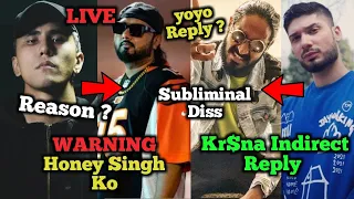 Kr$na's Indirect Reply to Bantai | Chen K LIVE Dhamki Honey Singh Ko | Mc Stan Story for emiway