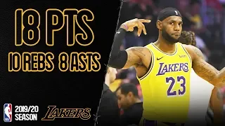 LeBron James 18 Points, 9 Assists vs Los Angeles Clippers - Full Highlights 22/10/2019