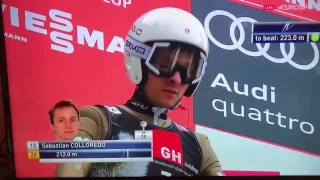 Sebastian Colloredo jumps in Planica