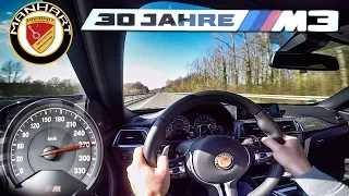 BMW M3 Manhart MH3 550 HP TOP SPEED 270 km/h Autobahn Test by AutoTopNL