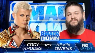 WWE 2K22 Dream Match Cody Rhodes vs. Kevin Owens: Smackdown 2022 Dream Match