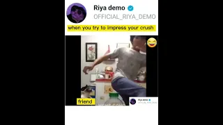 when you try to impress your crush 😂😂 pt.2 //#shorts #memes #comedy #lol #viral #crush #funnyshorts