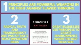 Principles Summary (Animated) | Ray Dalio | Rules For Making Better Decisions & Navigating the World