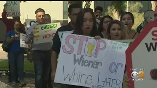 Protesters Call On LA City Council To Reject Bar Bill