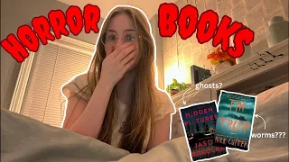 Girl Scared of Everything Reads Horror Books 😱🪱🥀 | spoiler-free reading vlog