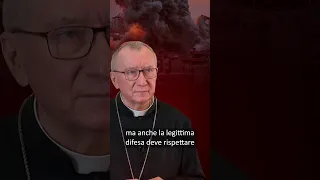 Parolin: l’attacco a Israele è stato disumano, la legittima difesa non colpisca i civili #shorts