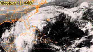 Great Storm of 1987 - Satellite Imagery